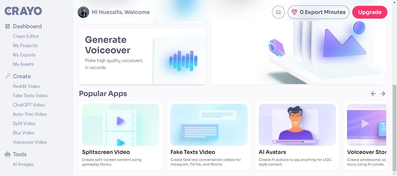 Crayo - Short Form Videos