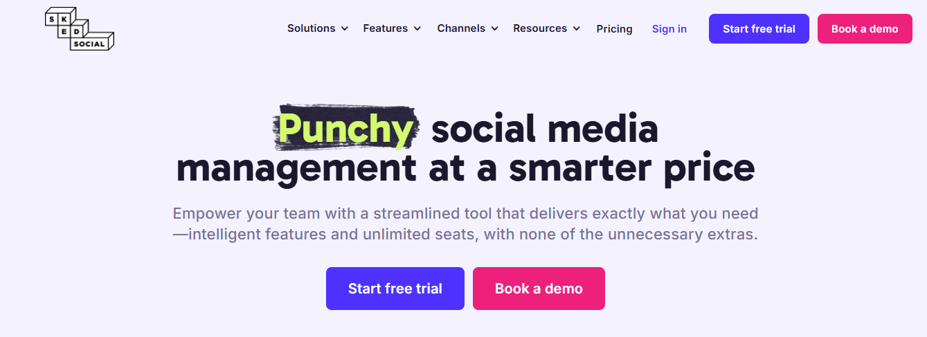 sked social - YouTube Marketing Tools