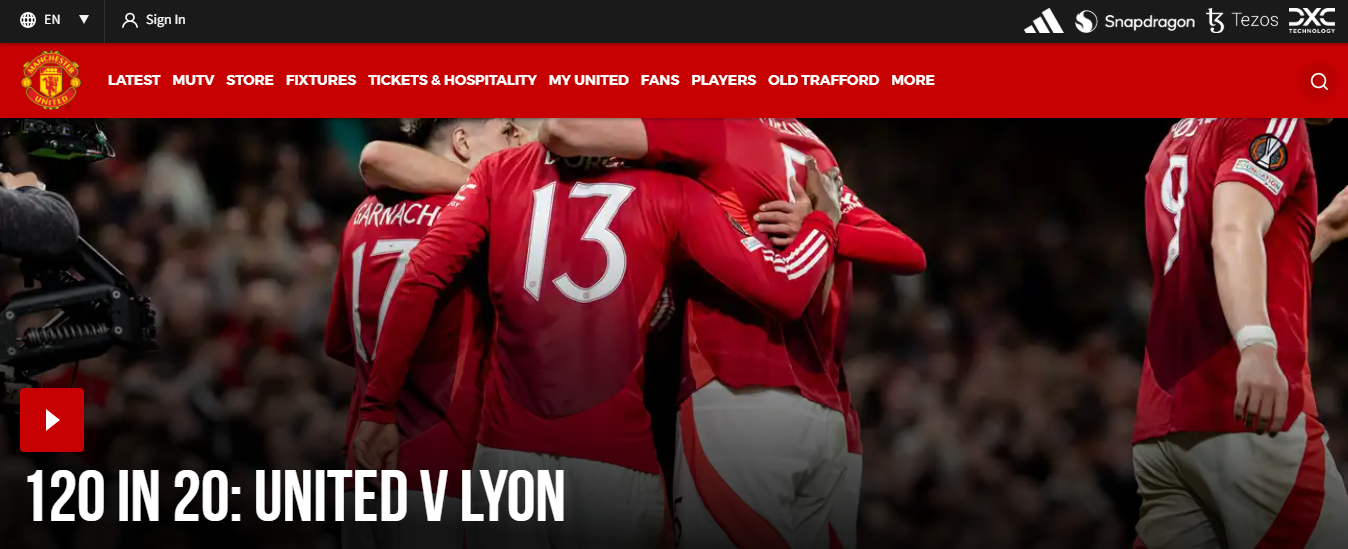 manchester united - Content Marketing Storytelling