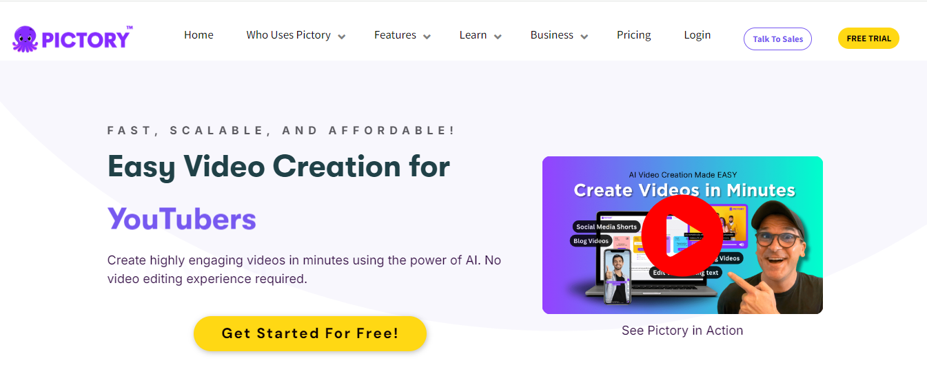 pictory - Best Social Media Marketing Tools