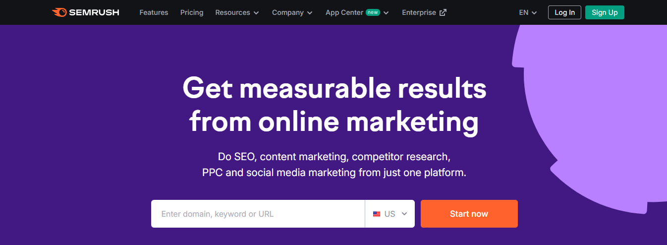 semrush - Best Social Media Marketing Tools
