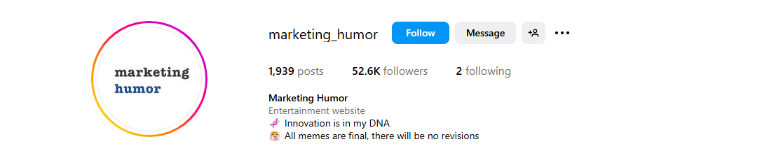 marketing humor - Best Marketing Instagram Accounts
