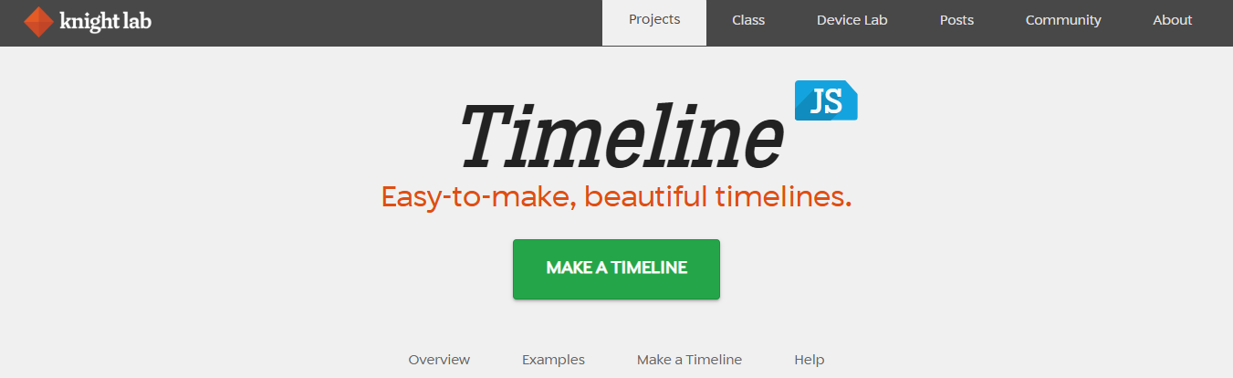 timeline - Brand Storytelling Tools