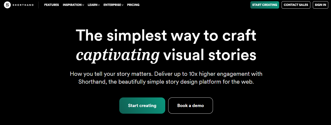 short hand - Brand Storytelling Tools