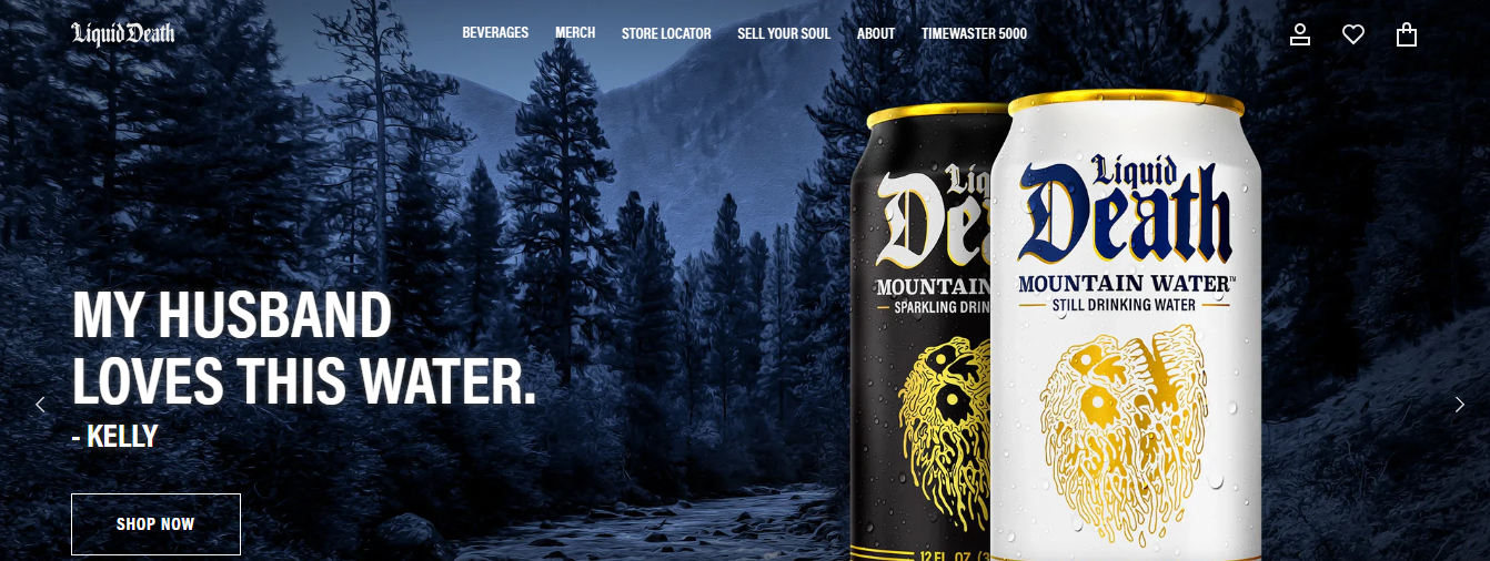 liquid death - Viral Social Media Campaigns