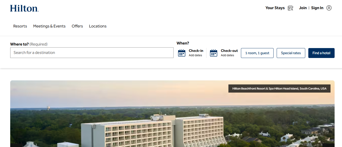 hilton hotels - Best Marketing Campaigns of All Time