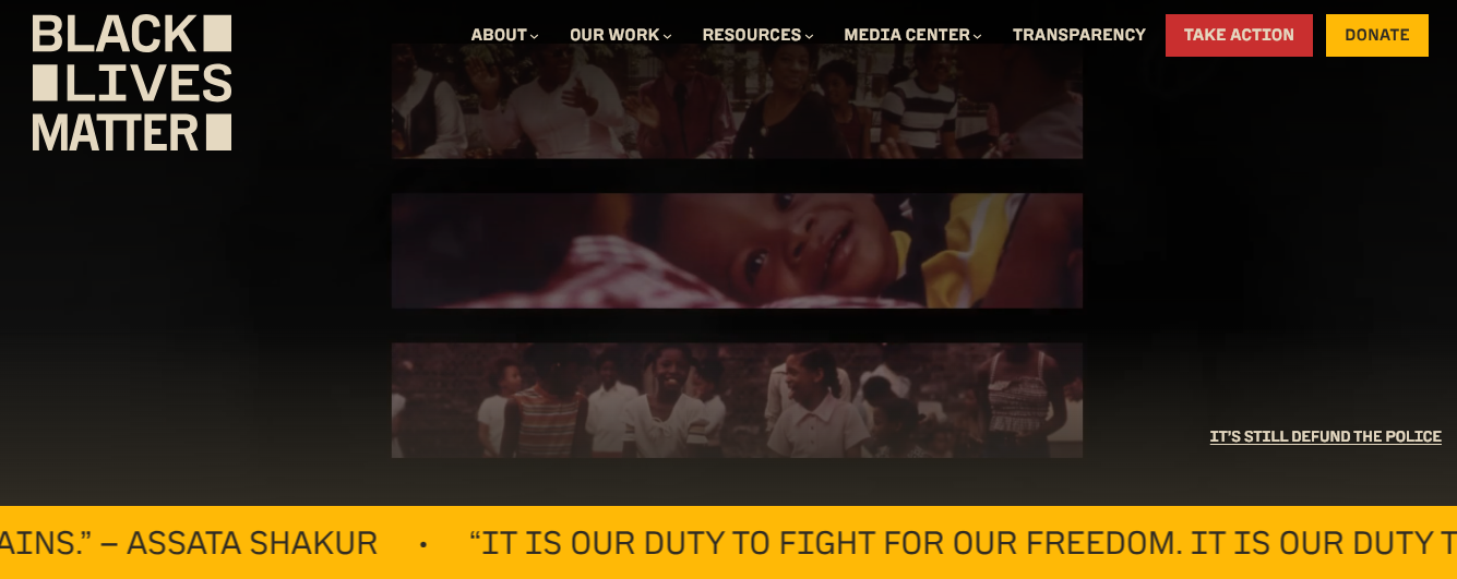 black lives matter - Twitter Campaigns