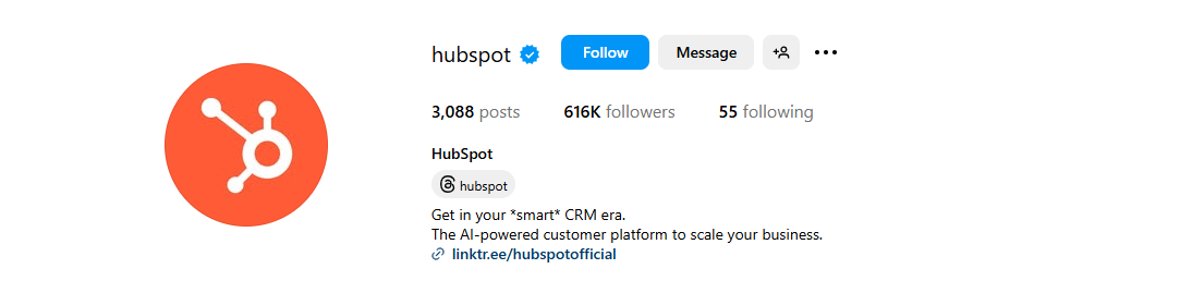 hubspot - Best Marketing Instagram Accounts