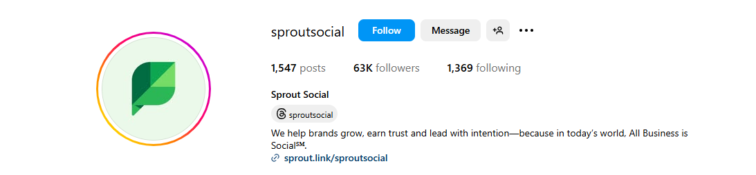 sprout social - Best Marketing Instagram Accounts