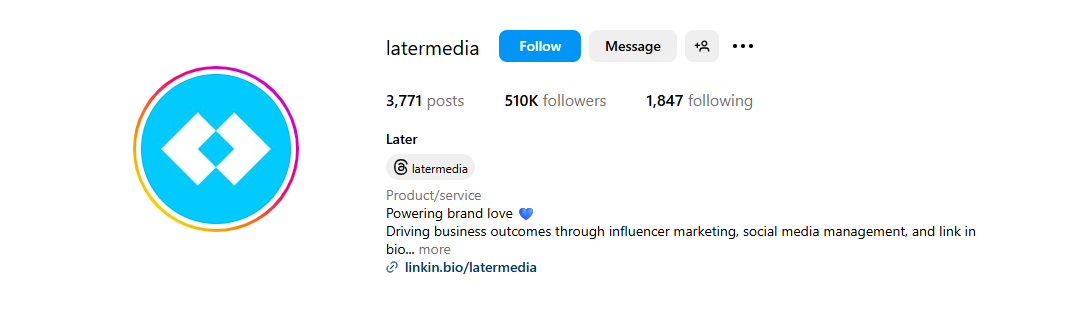 later media - Best Marketing Instagram Accounts