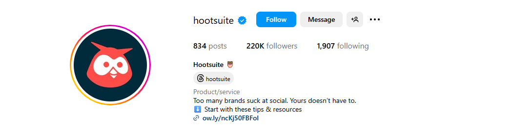 hoot suite - Best Marketing Instagram Accounts