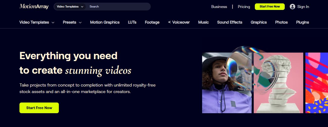 motion array - Best AI Voiceover for Video Creation