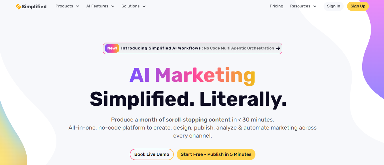 simplified - Best AI For Social Media Content Creation