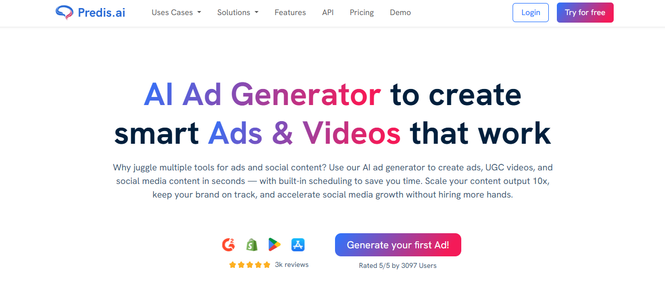 predis - Best AI For Social Media Content Creation