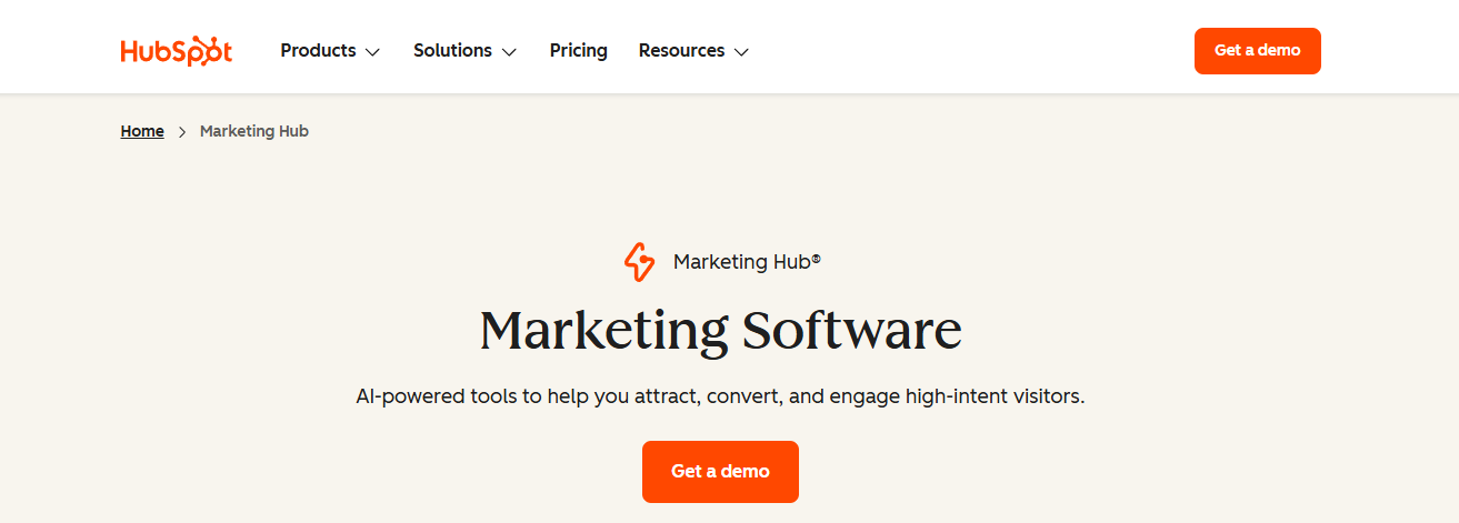 hubspot - Best AI For Social Media Content Creation