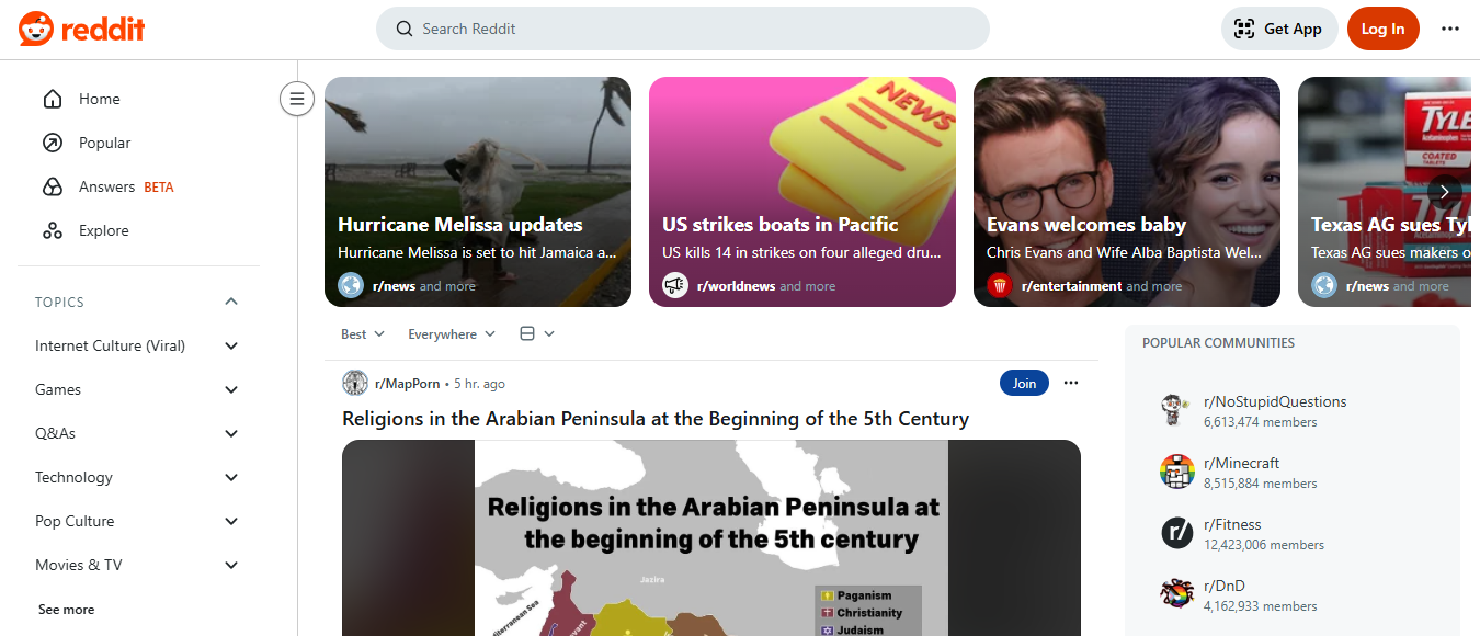 reddit - What To Post On Each Social Media Platform