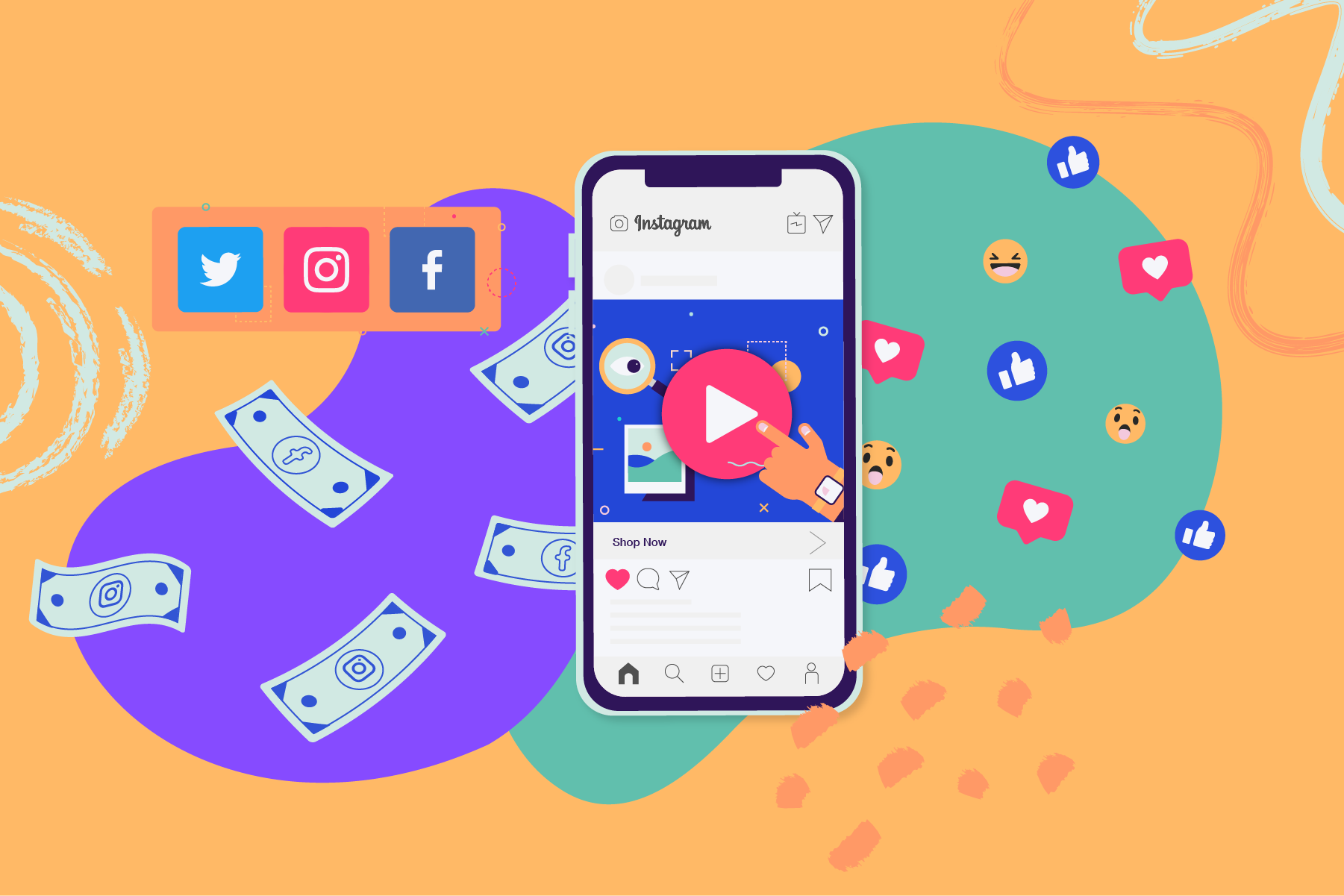 social media content - Organic Content Social Media