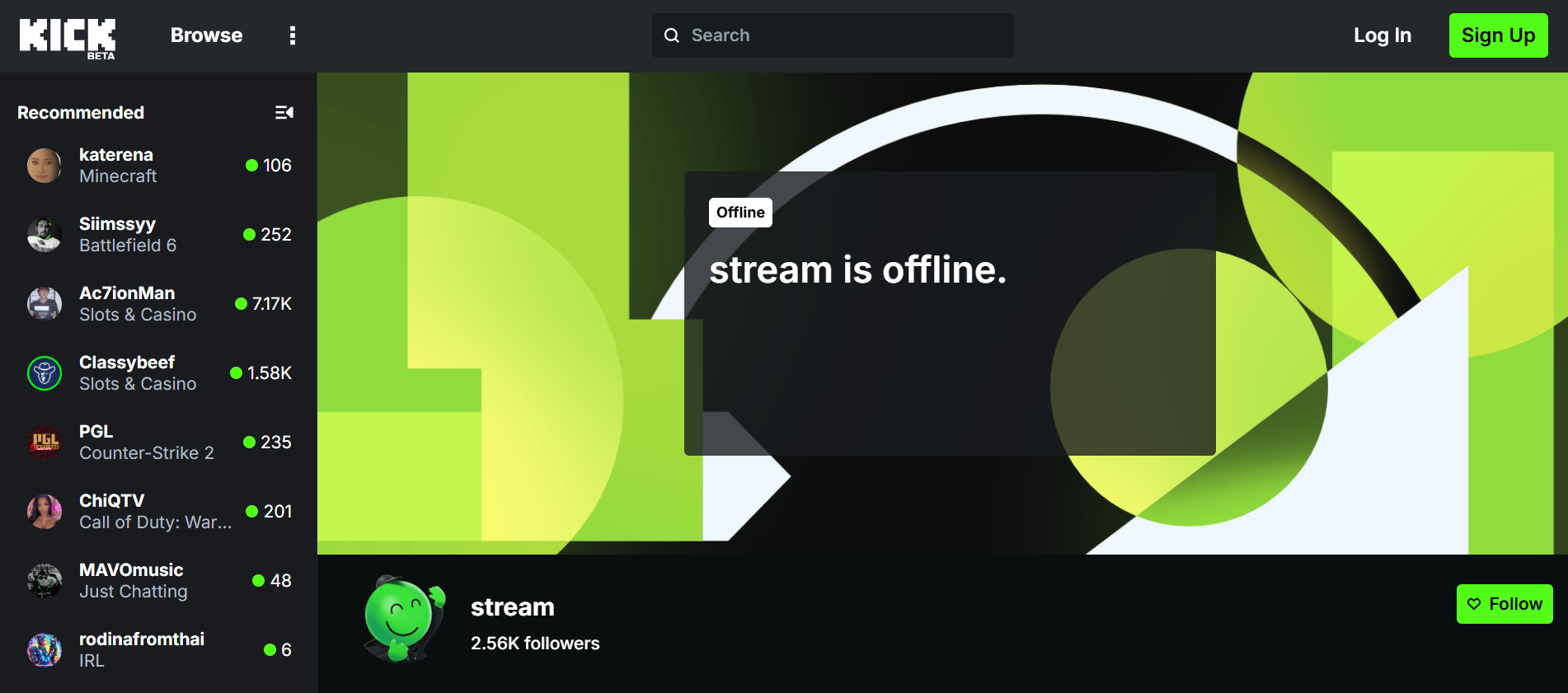 kick - Best Social Media Platforms For Content 