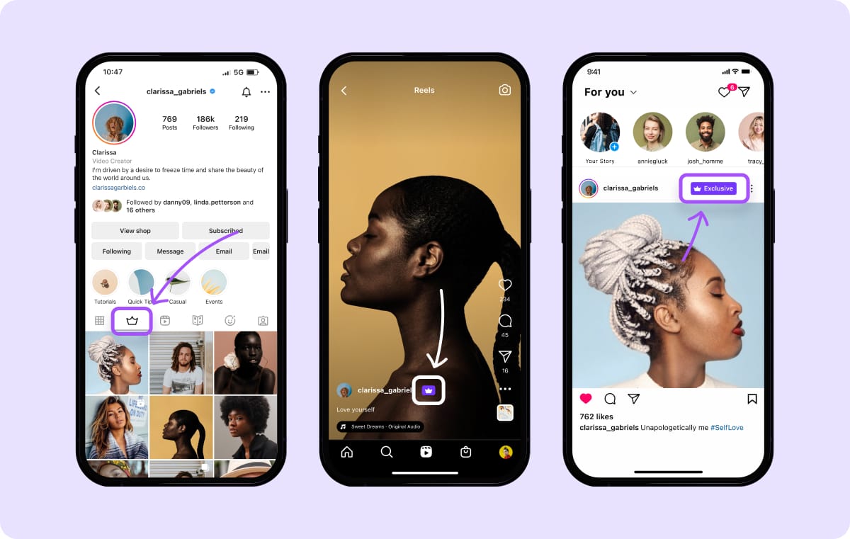 what is exclusive content on instagram