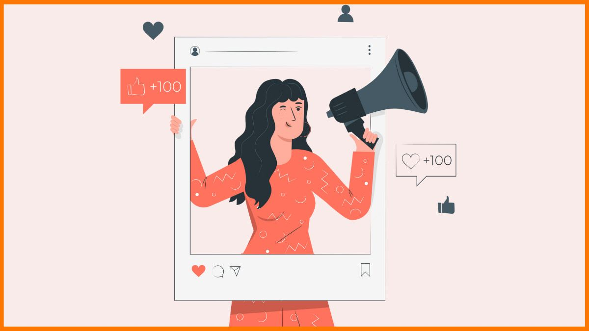 Woman giving shoutouts - How Much Money Can You Make On Instagram 