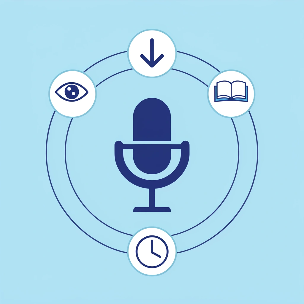 Network diagram showing poor AI voiceover as a central hub connected to four negative business impacts