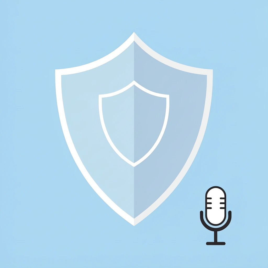 Shield icon representing protection against voice cloning scams