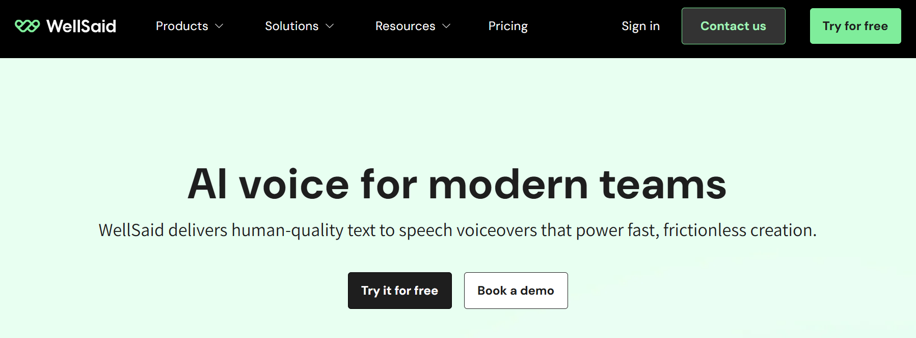 wellsaid lab -  Best AI Voice Generator App