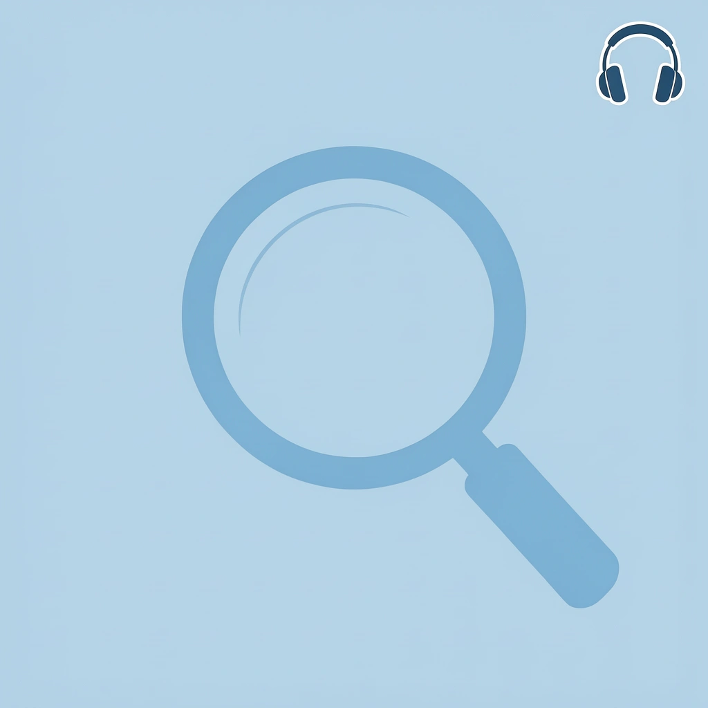 Magnifying glass focusing on the hidden costs of poor voiceover quality in eLearning
