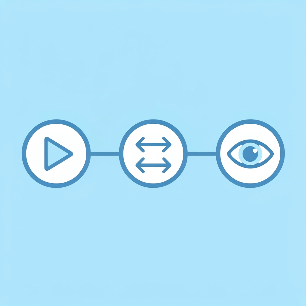 Timeline showing the first two seconds as the critical decision point for viewer engagement