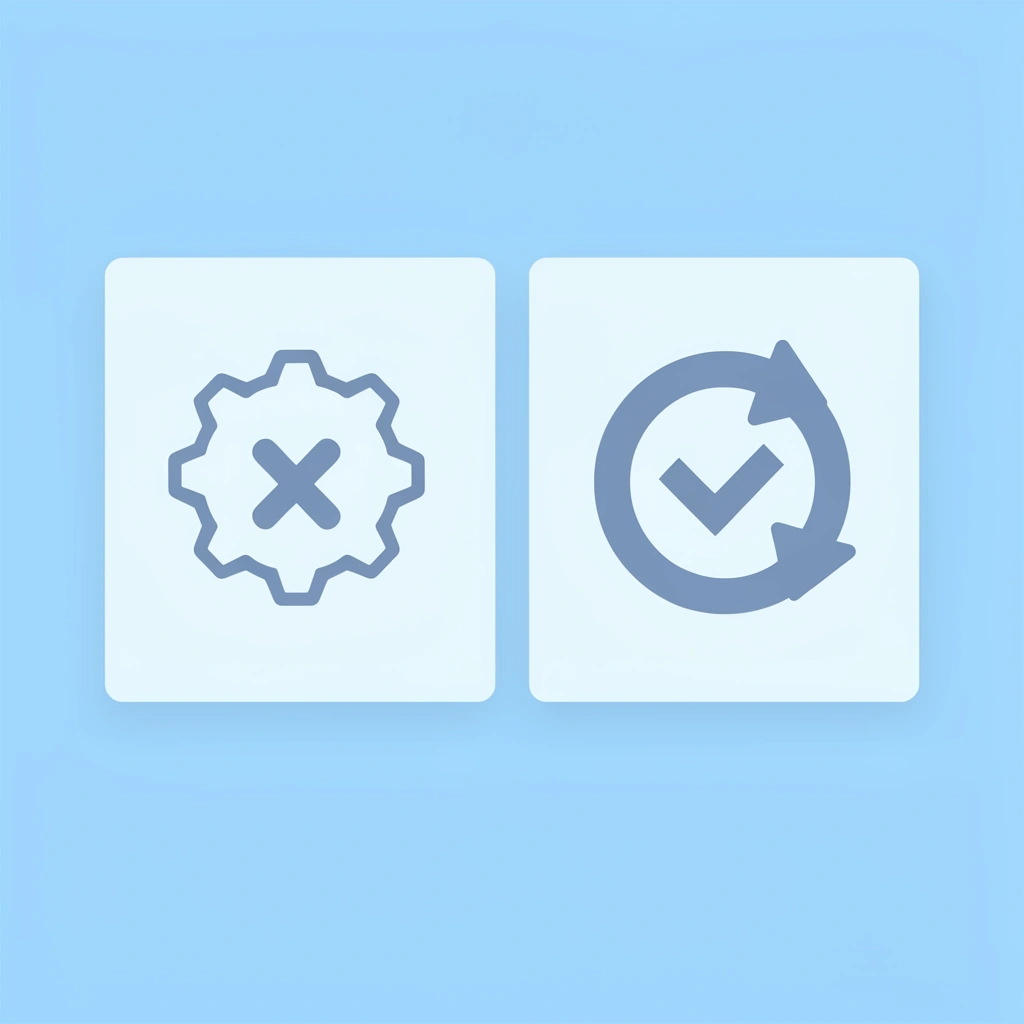 Before: endless regeneration and rework cycles. After: streamlined production with minimal revisions.