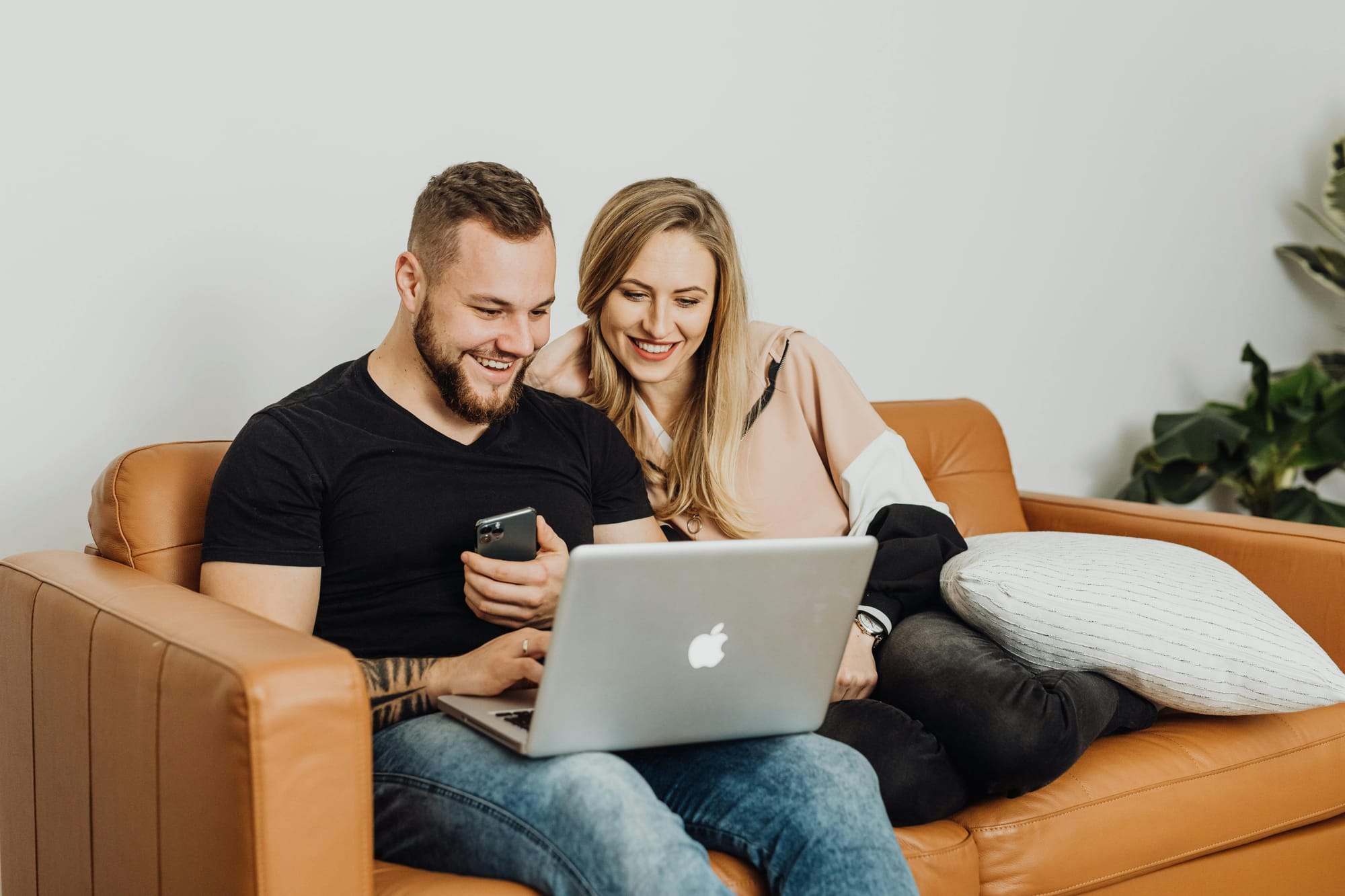 Couple playing card game at table - Couples Content Ideas for TikTok