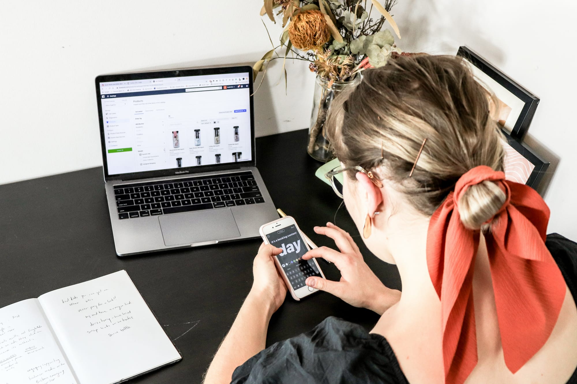 woman working - AI Product Content Creation for Ecommerce