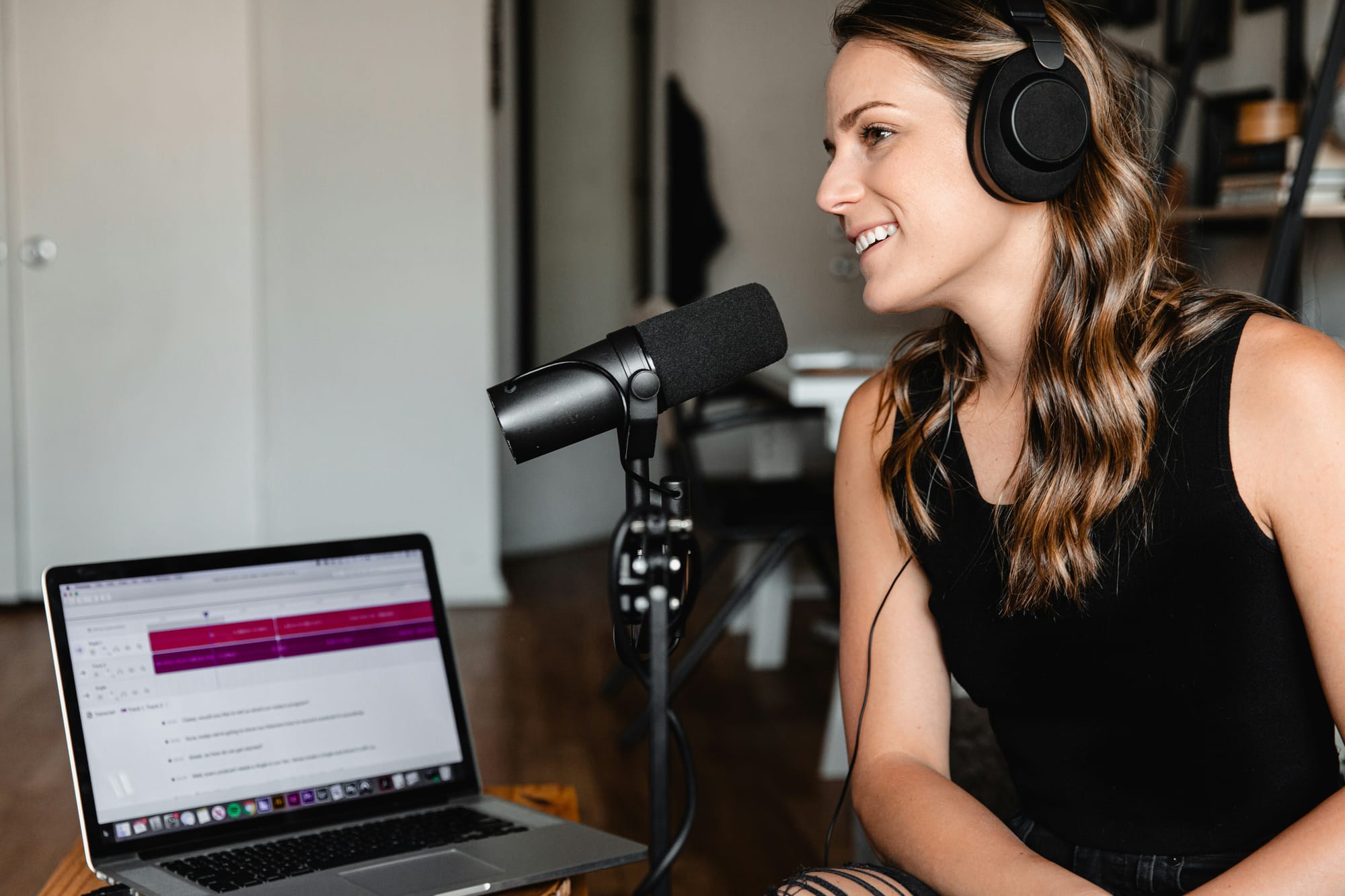 woman doing voiceover - How to Voice Over a Video