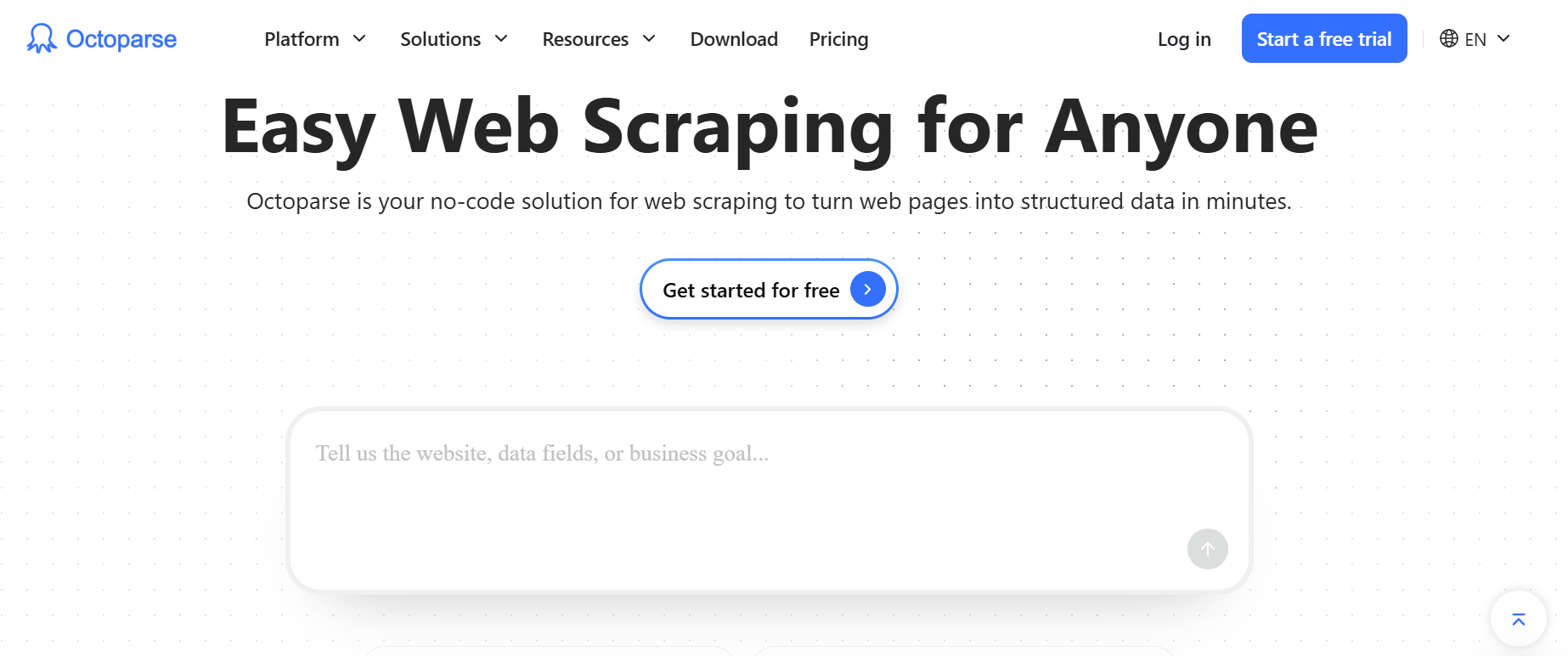 Octoparse - ScrapingBee Alternatives