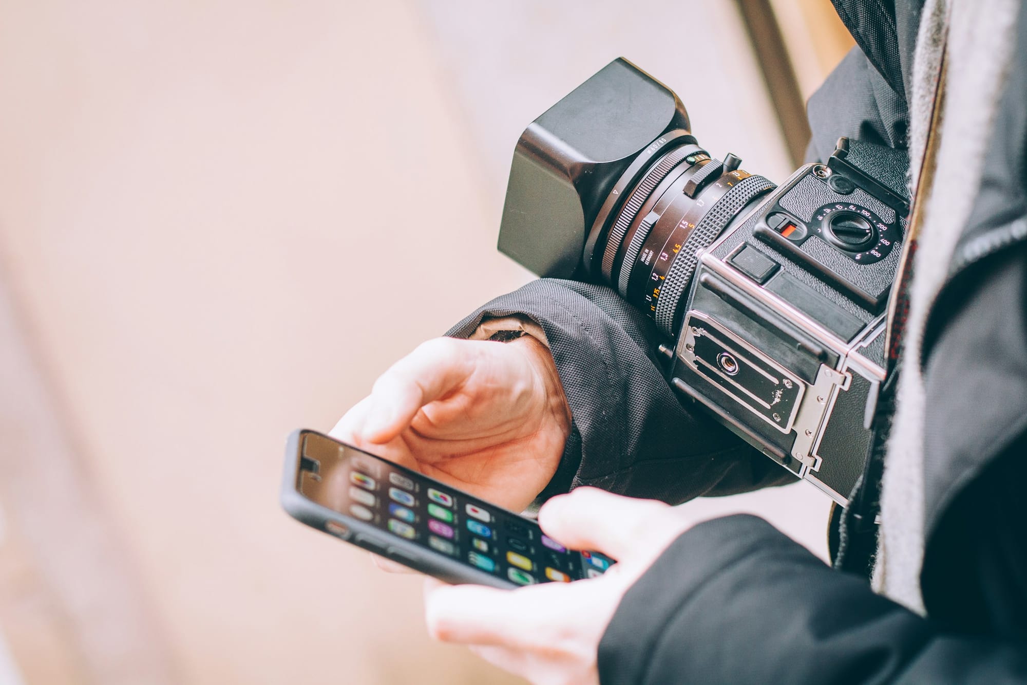 Person Using Phone - Clipping a YouTube Video