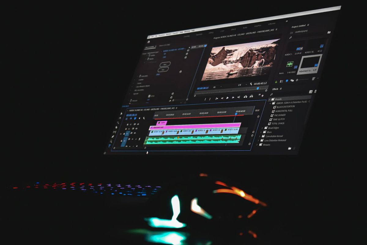 video editing on a laptop - Runway AI Alternatives