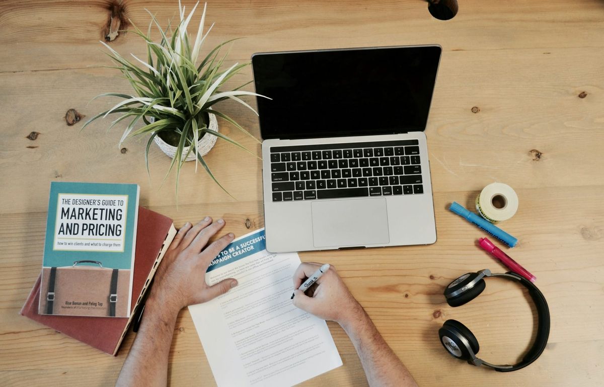 Person Working - Core Components of Modern Marketing