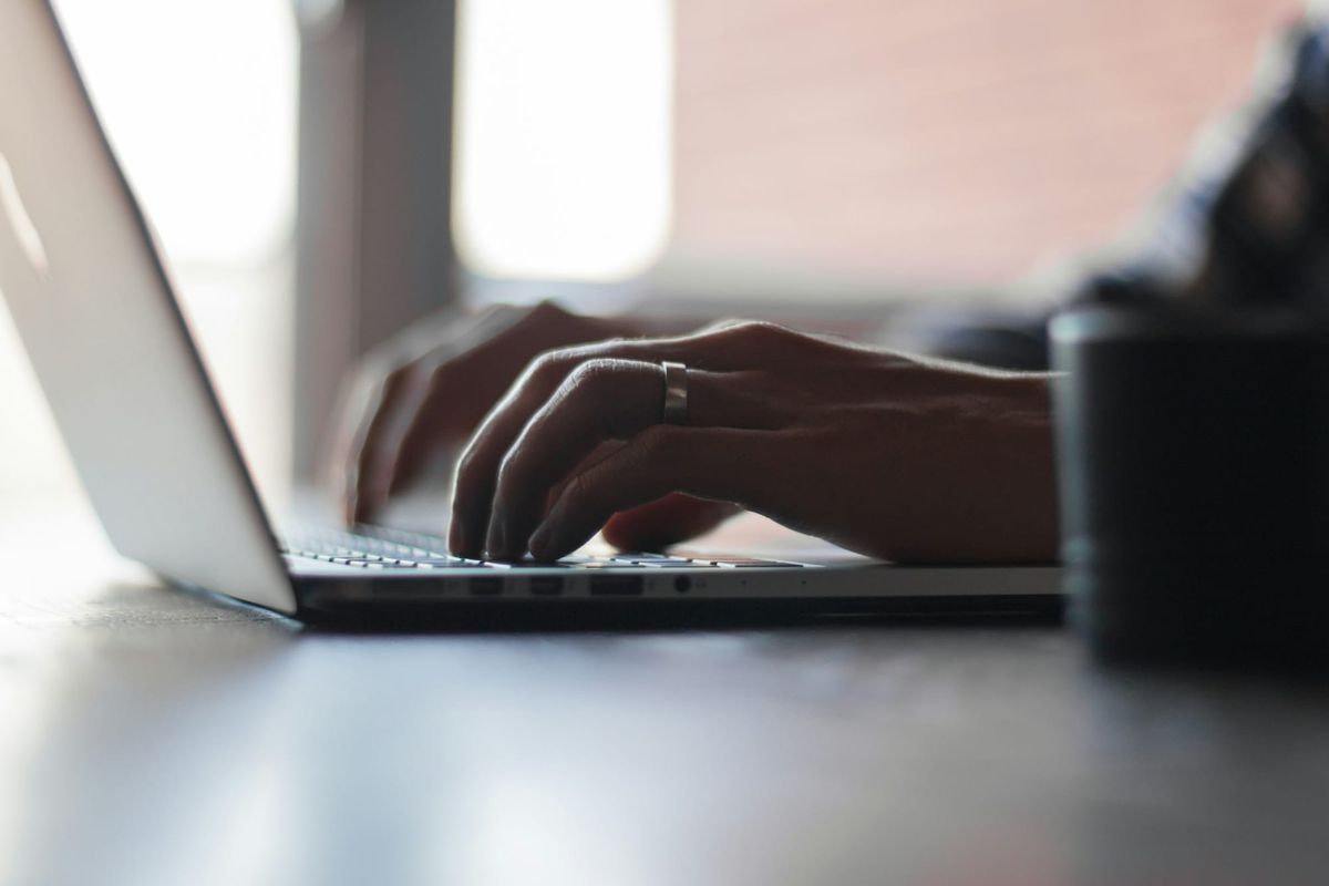 Person Using Laptop - Grow Instagram Followers Organically