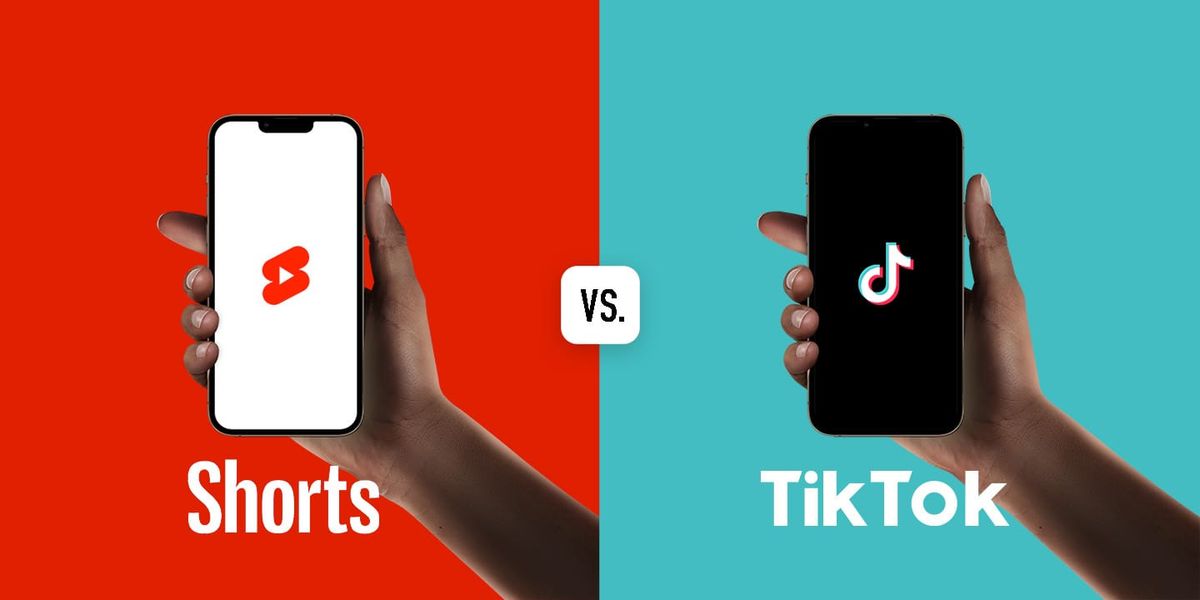 youtube vs tiktok - YouTube Shorts vs TikTok