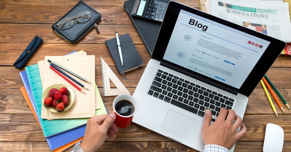 man writing a blog - How To Repurpose Blog Content For Social Media