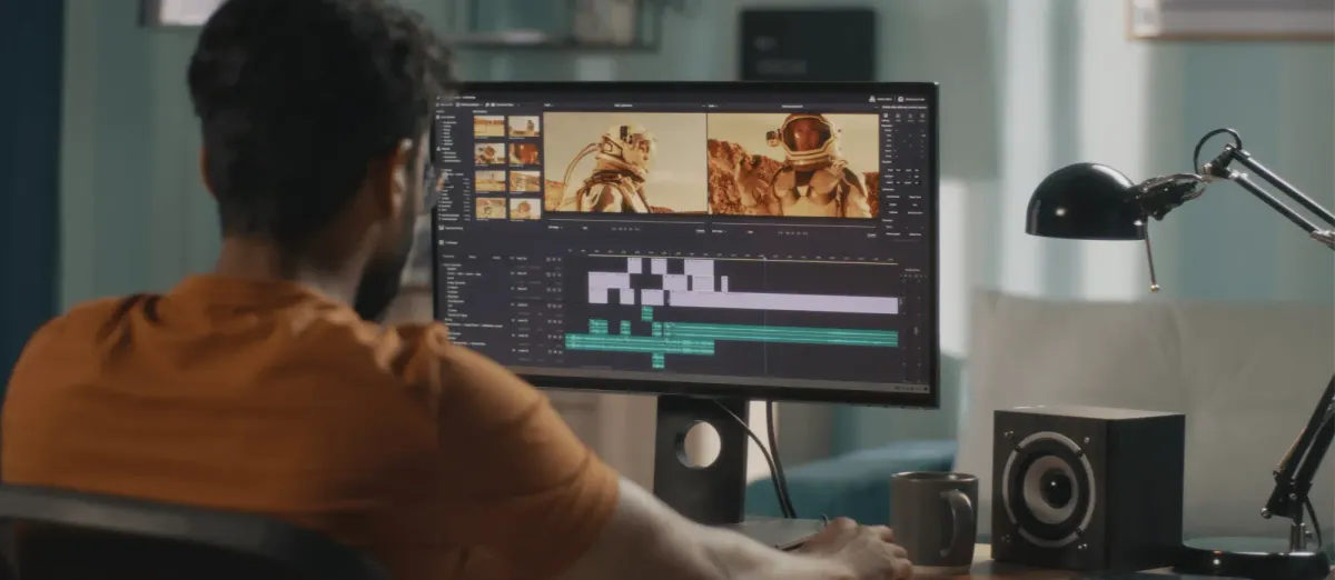 Video editor working on a project - How to Make Money Video Editing