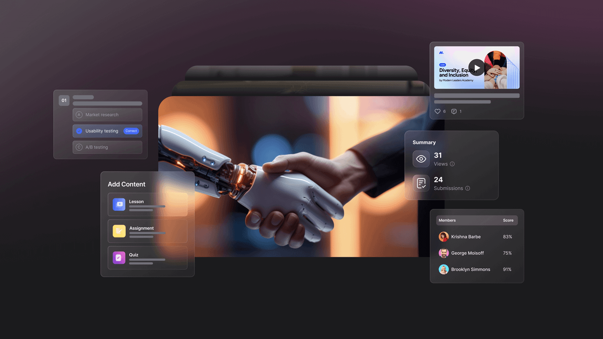 a simpe handshake - Ai Generated Video Examples