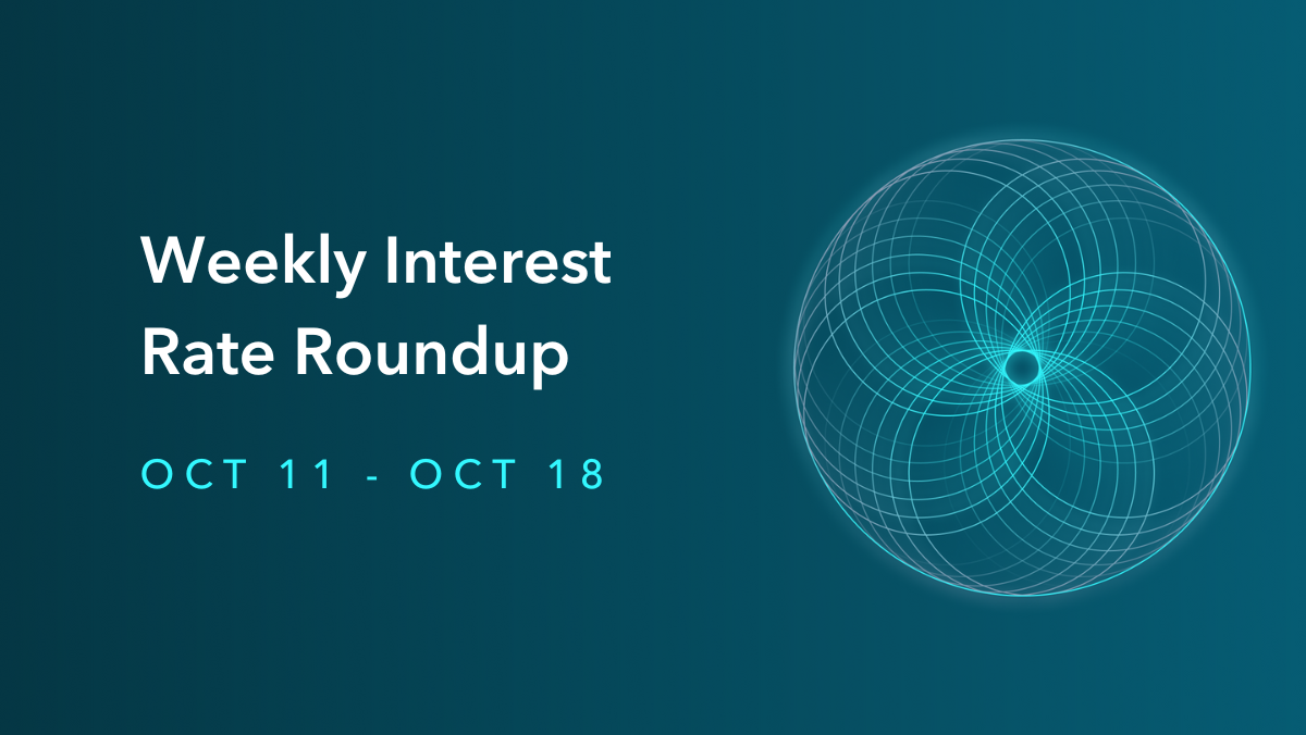 Weekly Interest Rate Roundup: Oct 11 - Oct 18