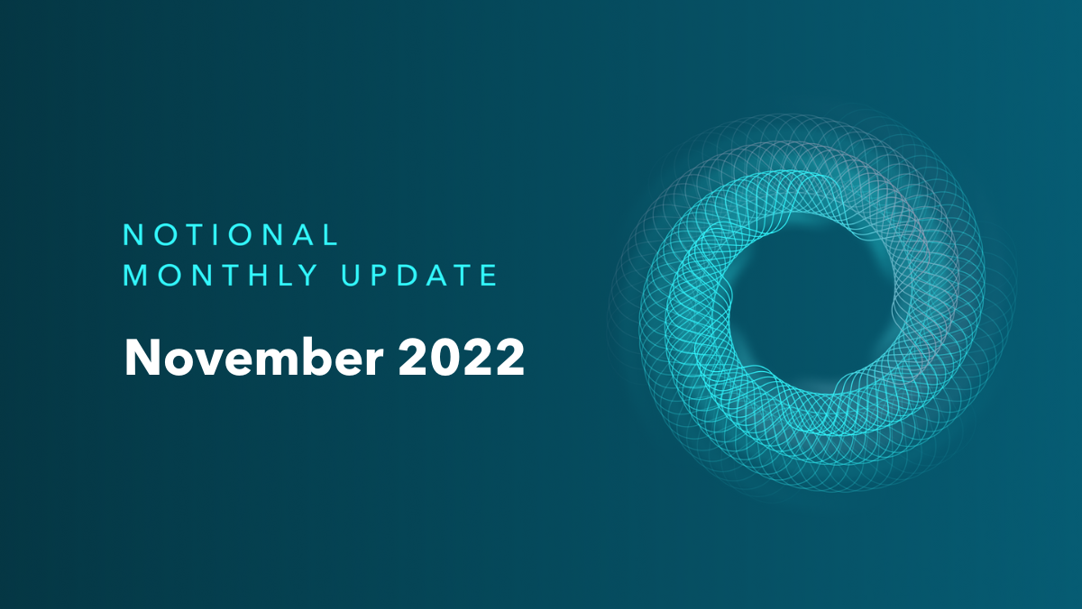Notional Fixed Rate Update 🗓️  November 2022