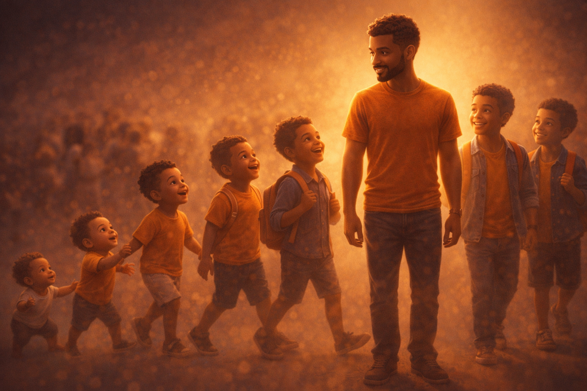 Regarde les enfants… ils te montrent le temps qui passe