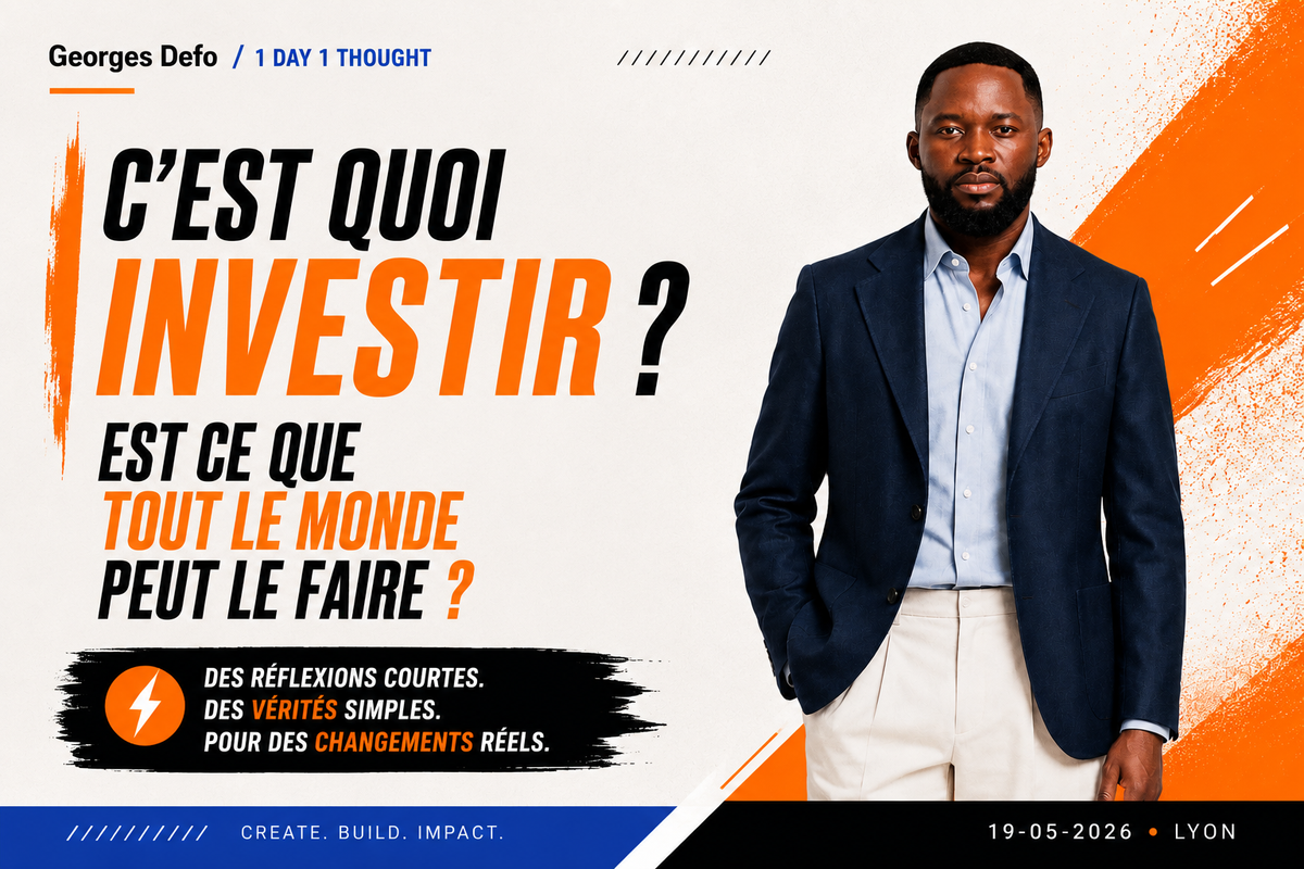 C'est quoi investir concrètement?