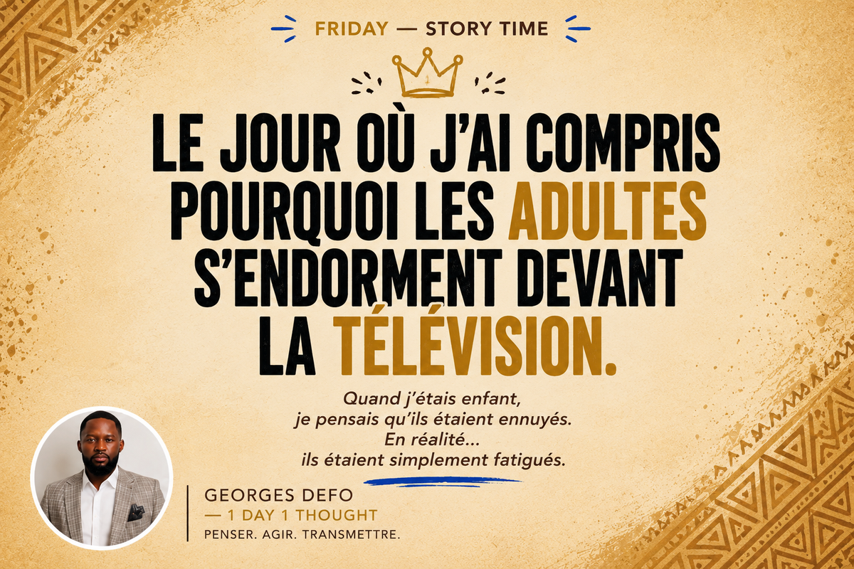Le jour où j’ai compris pourquoi les adultes s’endorment devant la télévision