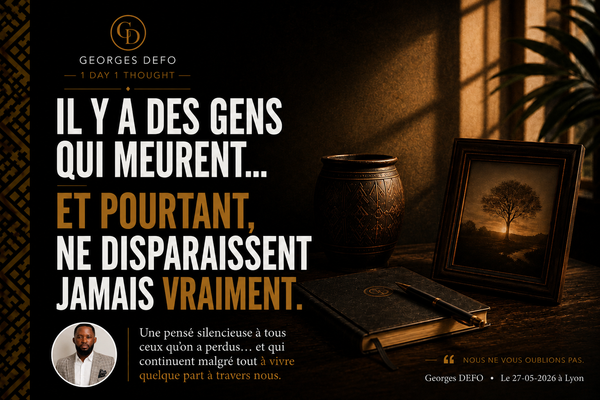 À nos êtres chers perdus.