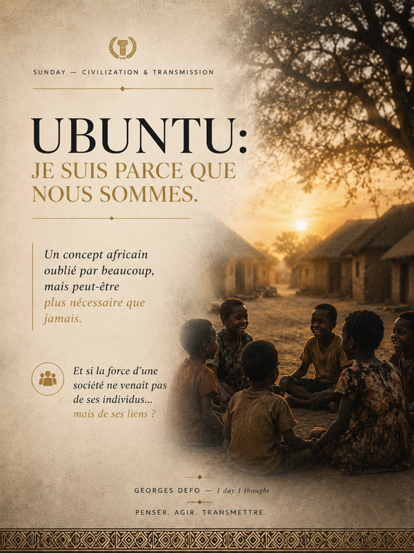 Le concept africain d’Ubuntu