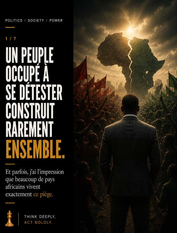 Pourquoi brûler notre énergie à se détester quand on peut s’en servir pour construire ?